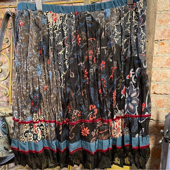 Double D Ranch Skirts Double D Ranch Euc Broomstick Skirt Nicely